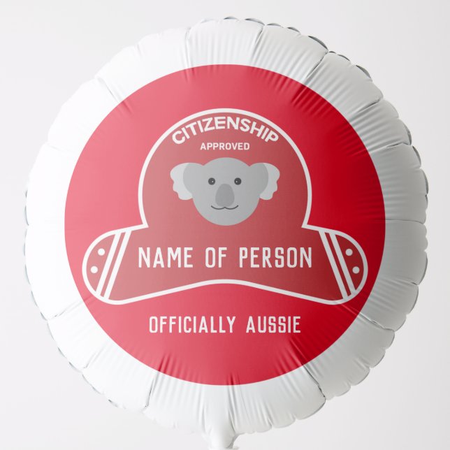 Australian Citizenship Party  Balloon (Front)