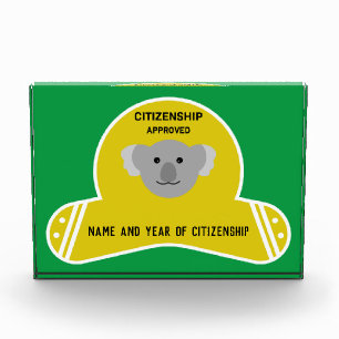 Australian Citizenship Party Congratulations Gift 