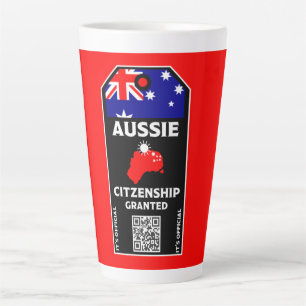 Australian Citizenship Party Congratulations   Latte Mug