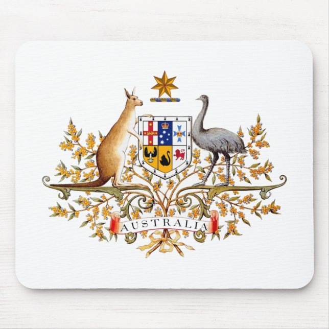 Australian coat of arms designed items mouse pad (Front)
