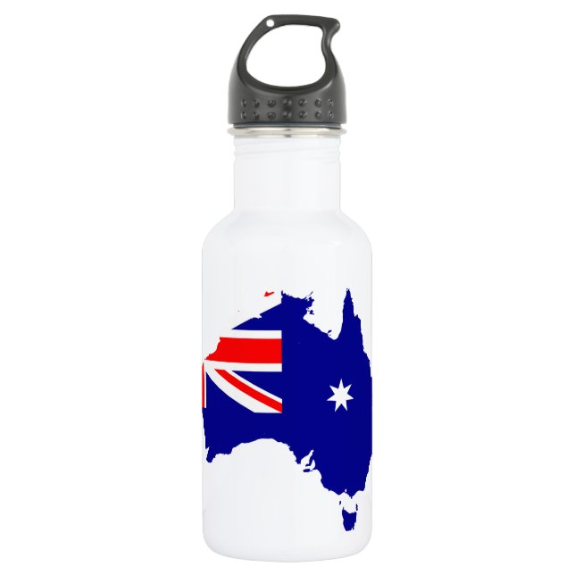 Australian country flag water bottle (Front)