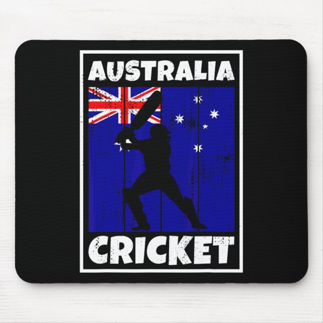 Australian Cricket Fan Flag Of Australia Cricket  Mouse Pad (Front)