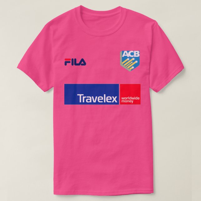 Australian Cricket Retro Training T-Shirt (Design Front)