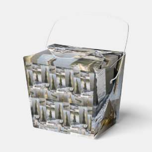 Australian Crocodiles Photo Collage, Favor Boxes