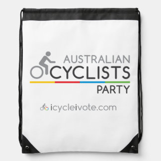 Australian Cyclists Draw String Bag