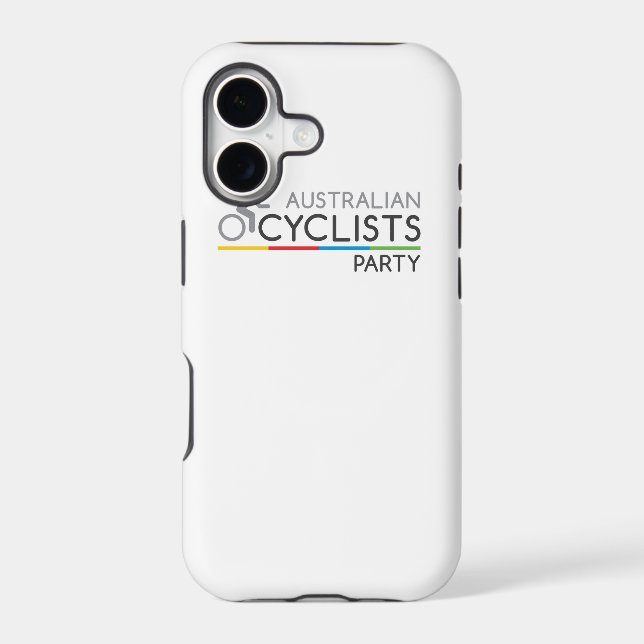 Australian Cyclists Party Iphone Case (Back)