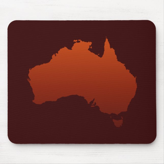 Australian Desert Shape Mouse Pad (Front)