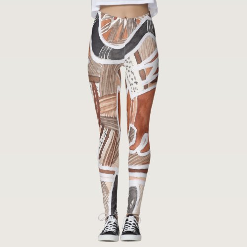 Australian Dream Mythical Animals 5 Snake Leggings