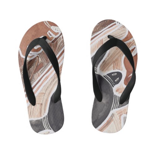 Australian Dream Mythical Animals Turtle Flip_Flop Kids Flip Flops