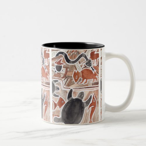 Australian Dreams Animals Turtle Snake Mug