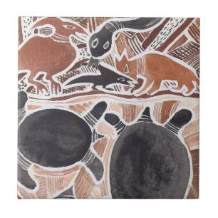 Australian Dreams Animals Turtles Fishes Tile