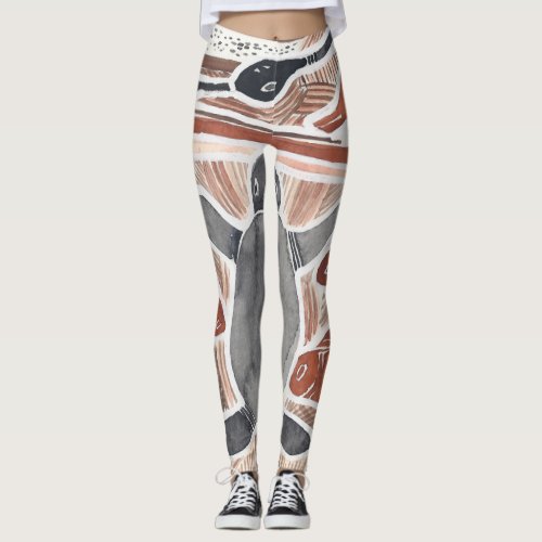 Australian Dreams Mythical Animals 2 Leggings