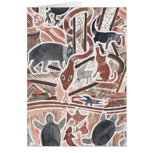 Australian Dreams Mythical Animals Snake Card1a