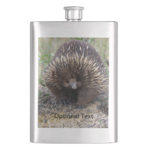 Australian Echidna Cute Animal Photo Flask