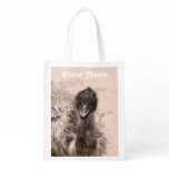 Australian Emu Reusable Grocery Bag