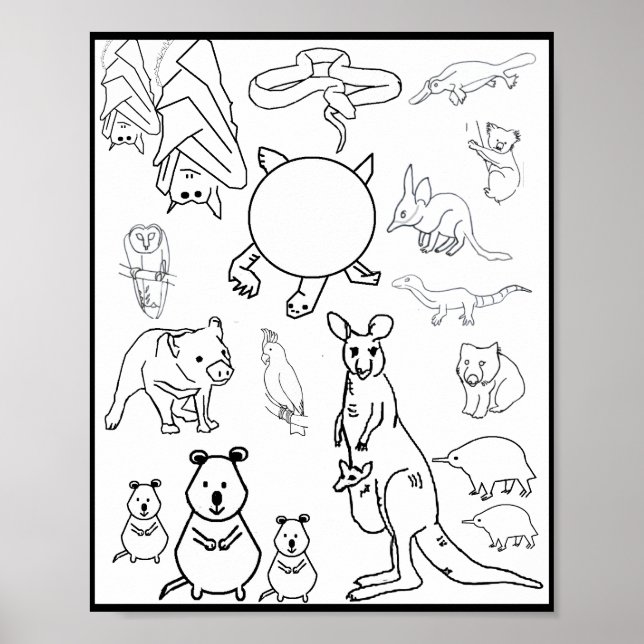 Australian Endangered Animals, Poster (Front)