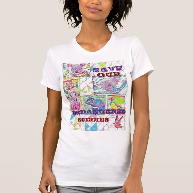 Australian Endangered Species T-Shirt (Front)