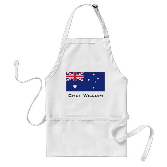 Australian Flag Adult Apron (Front)