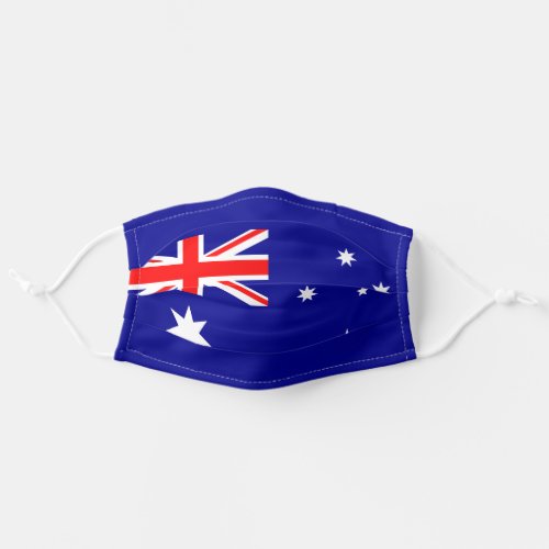 Australian flag adult cloth face mask