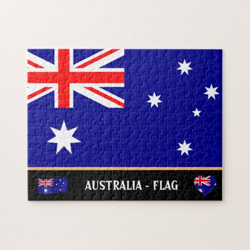 Australian Flag  Aussie country  Australia Jigsaw Puzzle