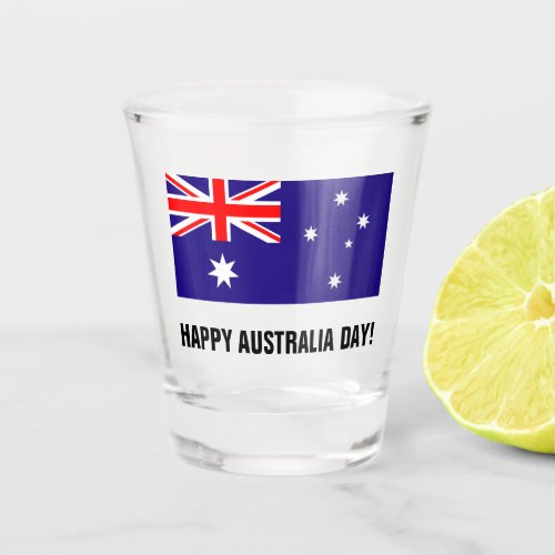 Australian flag Australia Day drinking party gift Shot Glass