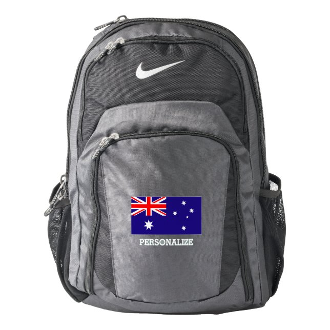Australian flag Australia pride personalized Nike Backpack (Front)