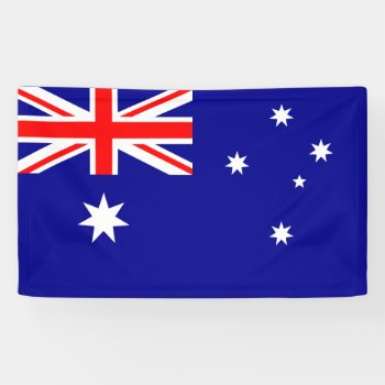Australian Flag Banner by FlagGallery at Zazzle