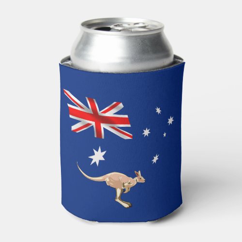 Australian flag  can cooler