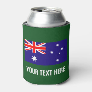 Australian flag can coolers for Australia Day