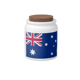 Australian flag candy jar