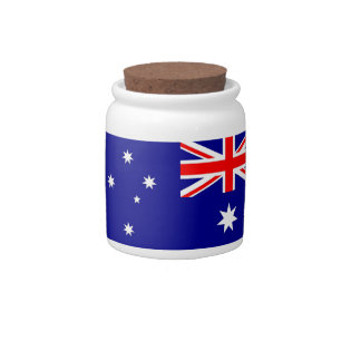 Australian Flag Candy Jar