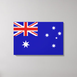 Australian flag canvas print