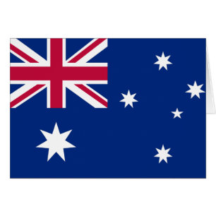 Australian flag cards
