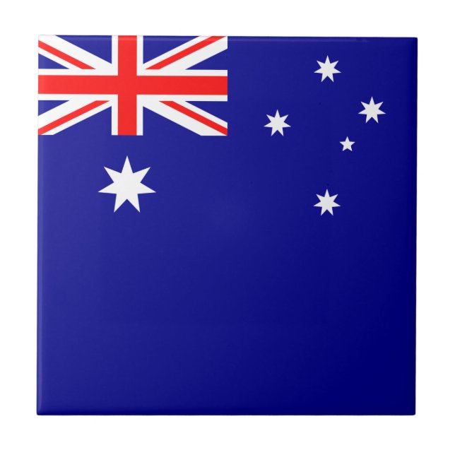 Australian Flag Ceramic Tile (Front)