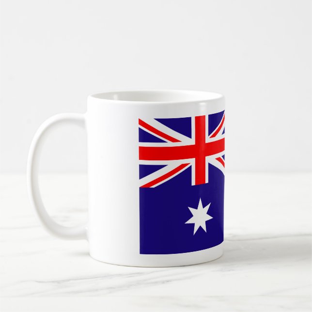 Australian flag coffee mug (Left)
