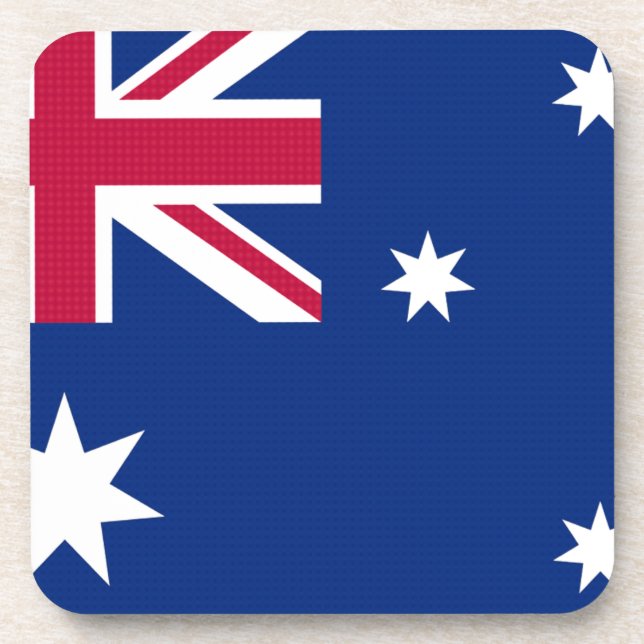Australian flag drink coaster (Front)