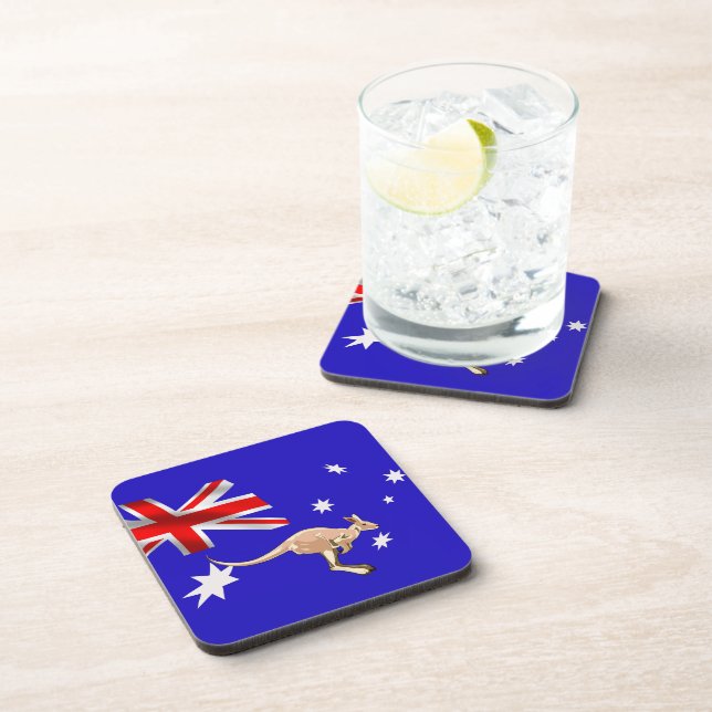 Australian flag drink coaster (Right Side)