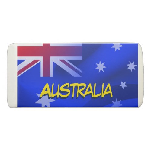 Australian flag eraser