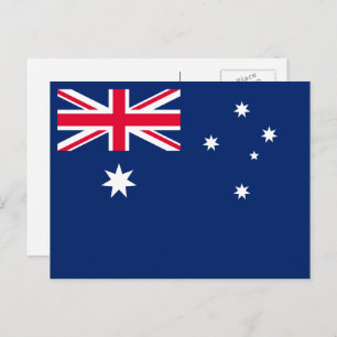 Australian Flag, Flag of Australia Postcard