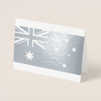 Australian Flag Foil Card