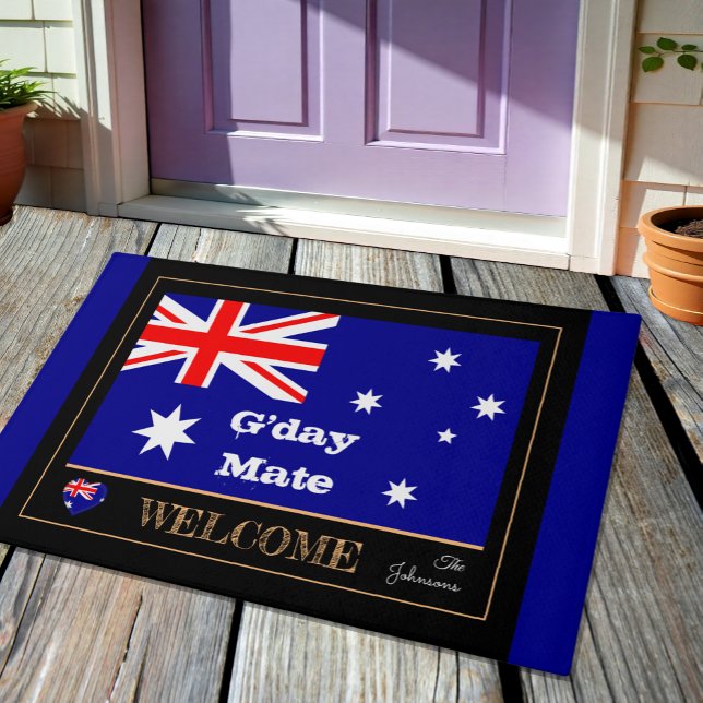 Australian Flag & G'day Mate mats, sports /Welcome Doormat (Creator Uploaded)