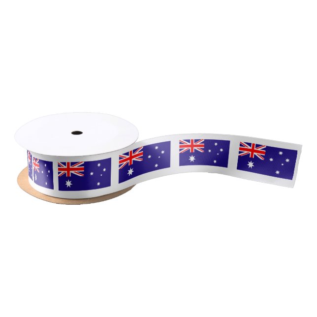 Australian flag gift ribbon for Australia Day (Spool)