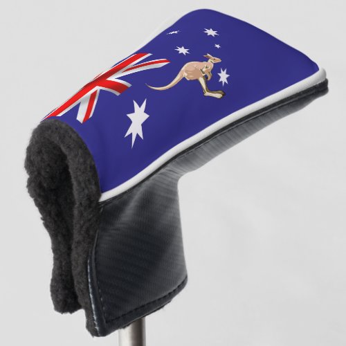 Australian flag golf head cover