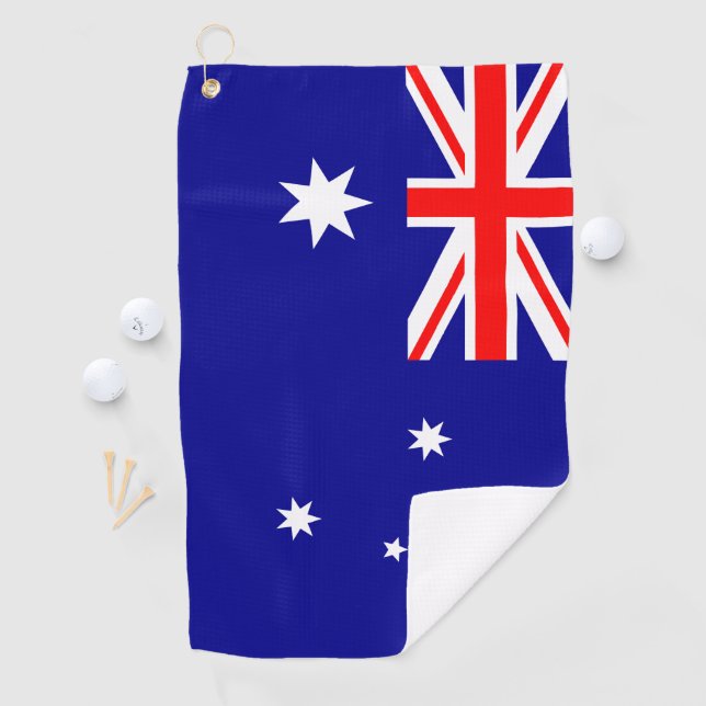 Australian Flag Golf Towel (InSitu)
