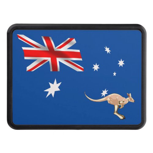 Australian flag hitch cover