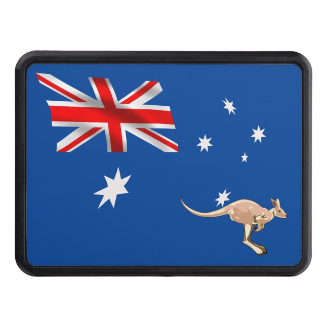 Australian flag hitch cover (Front)