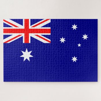 Australian Flag Jigsaw Puzzle by FlagGallery at Zazzle