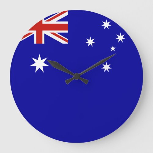 Australian flag large clock