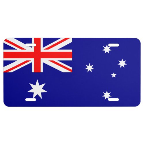 Australian Flag License Plate