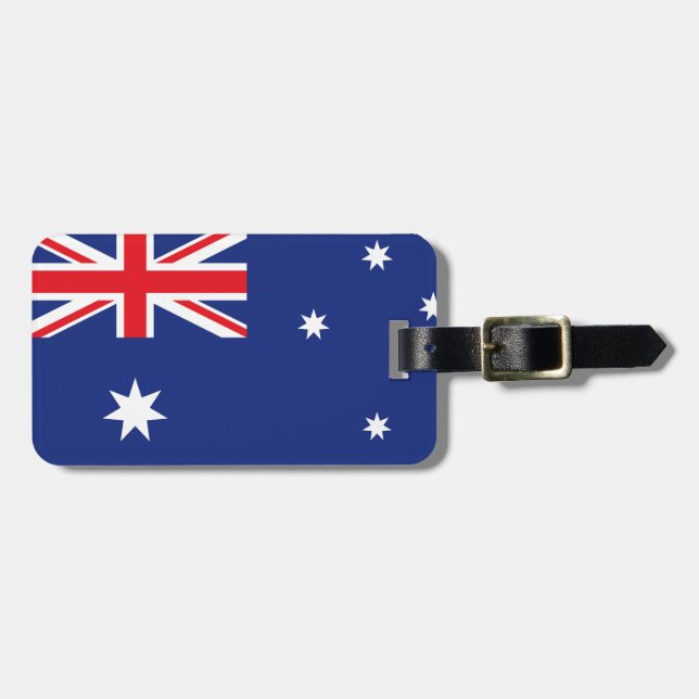 Australian Flag Luggage Tag (Front Horizontal)